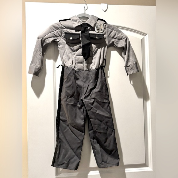 Other - Kids Gray Police Costume Jumpsuit